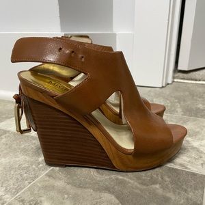 Michael Kors Wood Wedges